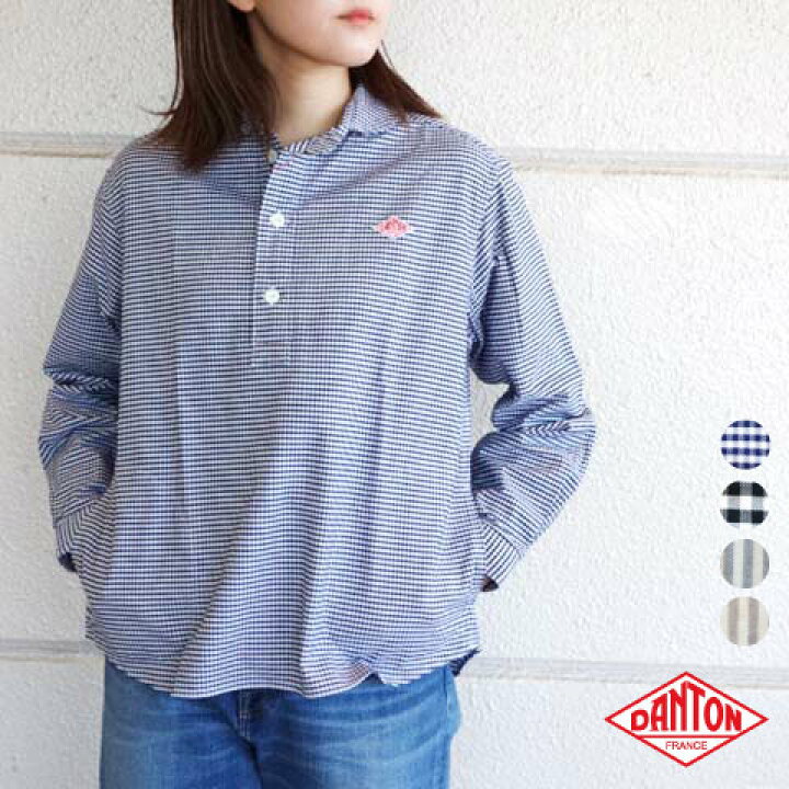 Dantonの半袖プルオーバーシャツワンピース 定番の冬ギフト