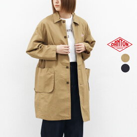 2025春 新作♪ 34-38 ダントン コットン リネン ラミー 綿麻ダンプ ステンカラー コート レディース DANTON