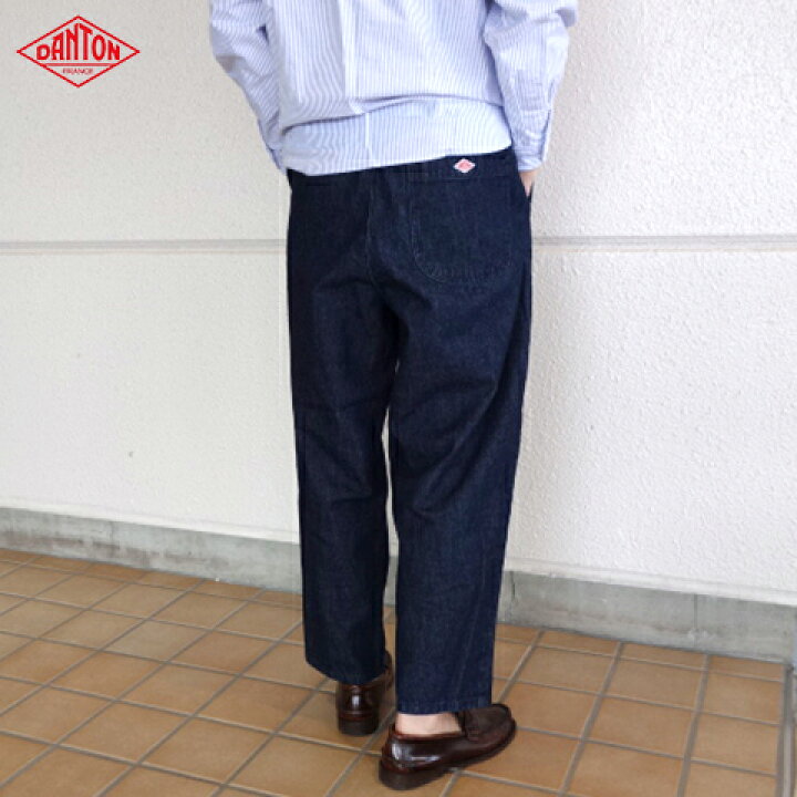 楽天市場】36-38 ダントン 10oz デニム イージー パンツ レディース DANTON : CLEVE楽天市場店