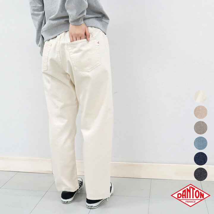 楽天市場】ダントン 11oz カラー デニム 4ポケット ワイド イージー 