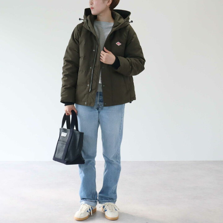 楽天市場】レディースS,M ダントン エコ ファー ショート ダウン 