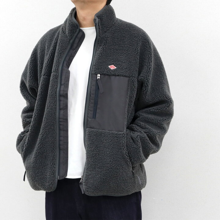 楽天市場】メンズ M-L ダントン スタンド 中綿 インサレーション ボア 
