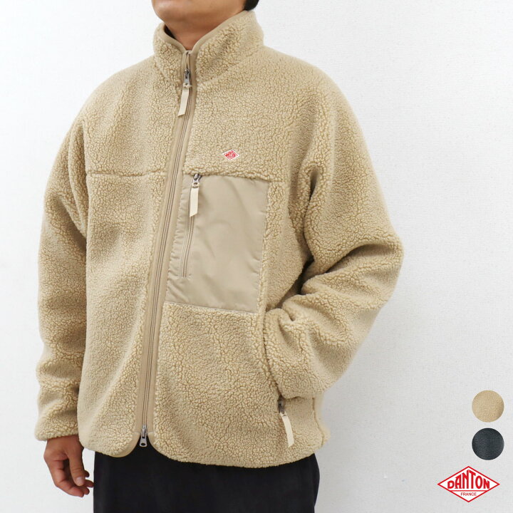楽天市場】メンズ M-L ダントン スタンド 中綿 インサレーション ボア 