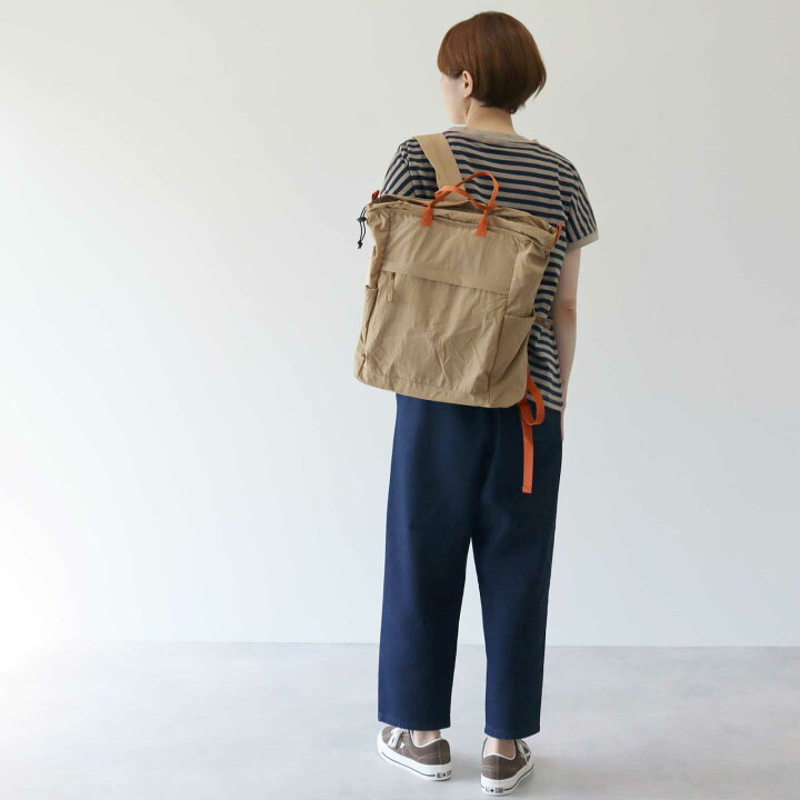楽天市場】30%OFF アースメイド 撥水ナイロン 配色 リュック トート 