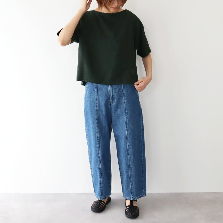 楽天市場】涼しい♪ オーシバル リネン ボートネック 半袖 プル 