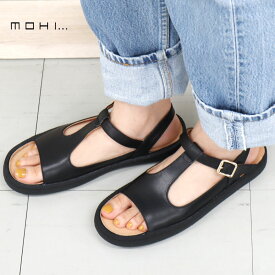 モヒ Tストラップ サンダル グルカ 牛革 カウレザー レディース MOHI