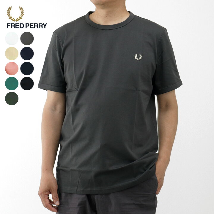 楽天市場】メンズ XS-XL フレッドペリー ワンポイント リンガーTシャツ 