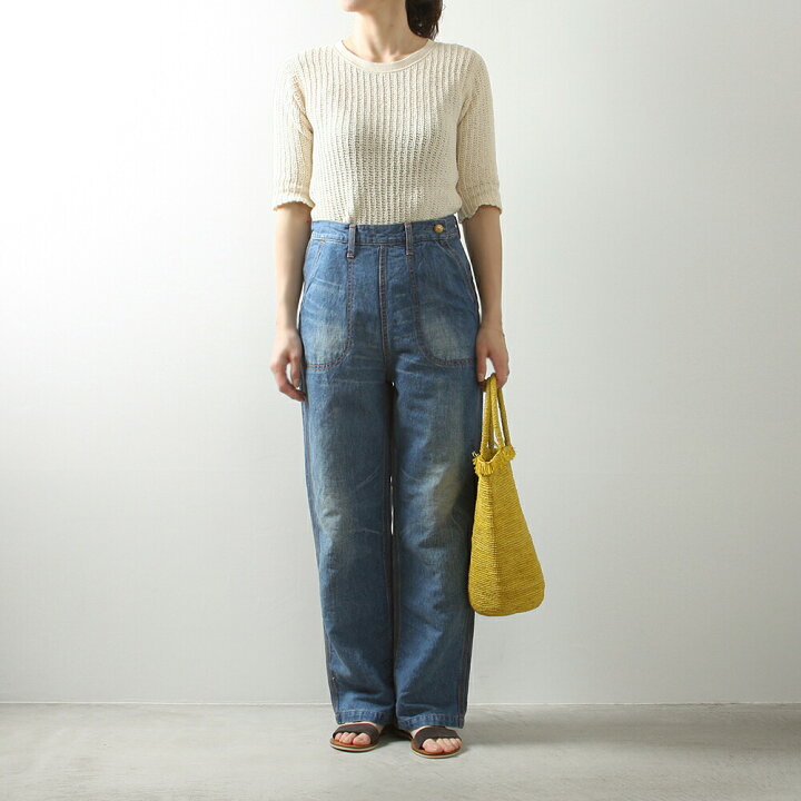 楽天市場】caqu サキュウ デニム antique denim リネンランチ  