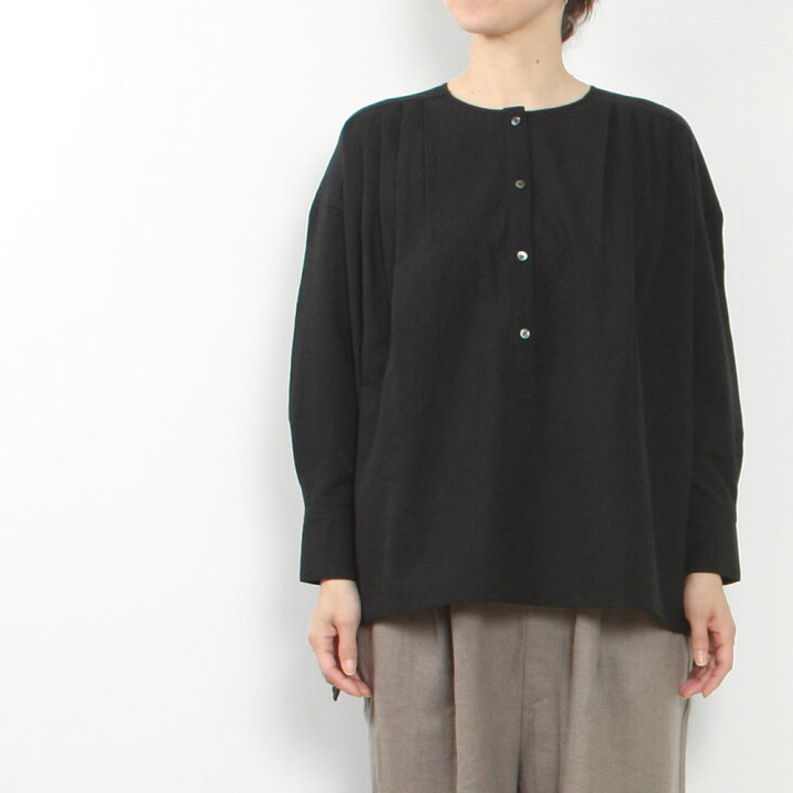 楽天市場】evam eva エヴァムエヴァ wool shirt E243T141 : MIDLAND SHIP