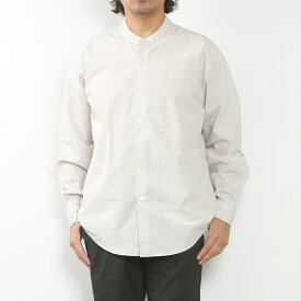 LAMOND ラモンド SOFT COTTON BAND COLLAR SHIRTS LM-S-094-CT