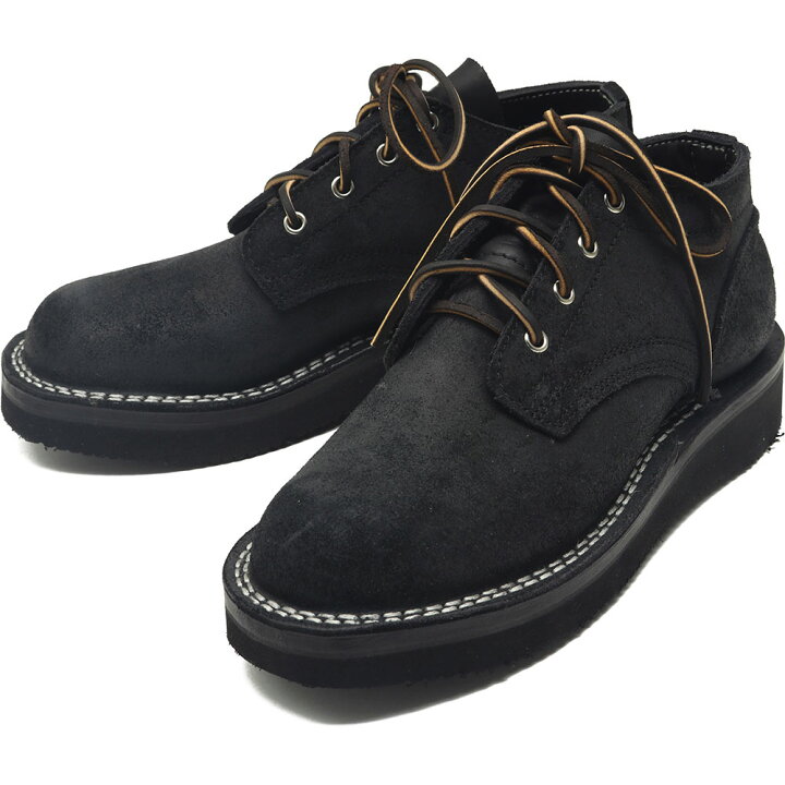 楽天市場】NICKS BOOTS ニックスブーツ OXFORD BLACK ROUGH OUT WIDTH 
