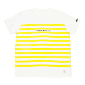 OLDMANS TAILOR �I�[���h�}���Y �e�[���[ BORDER PRINT CREW S/S TEE NO.1238