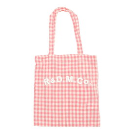 R&D.M.Co- アールアンドディーエムコー LINEN GINGHAM CHECK TOTE BAG NO.7507