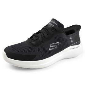 【最大2000円OFF券 全品P2倍以上 27日1:59迄】スケッチャーズ SKECHERS SLIP-INS BOUNDER 2.0 - EMERGED 232459 BKW ウォーキング スリップインズ メンズ カジュアル シンプル スポーティ