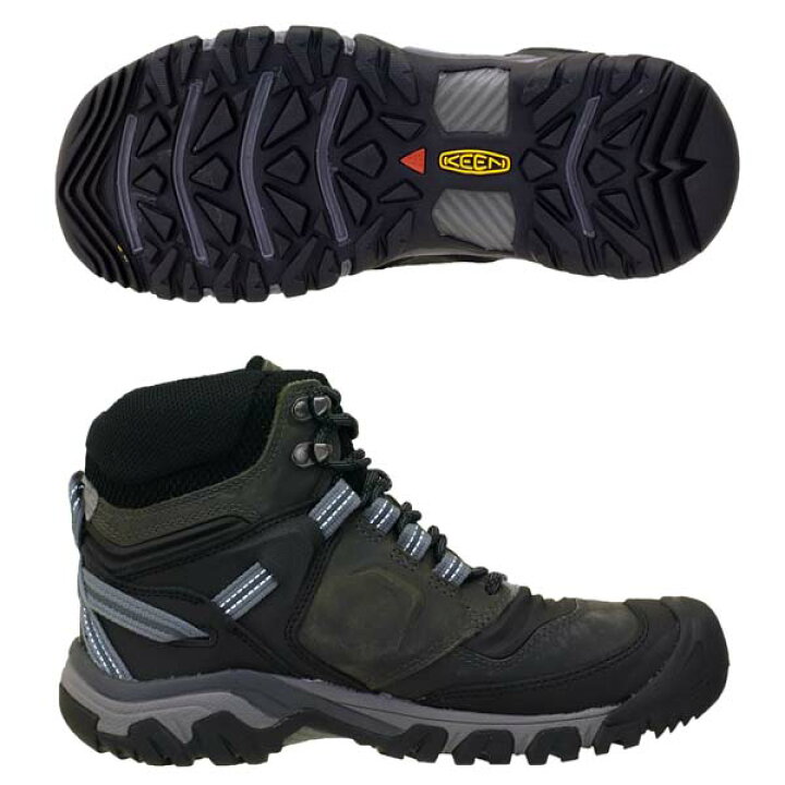 楽天市場】【ポイント9倍!】キーン KEEN RIDGE FLEX MID WP M リッジ フレックス ミッド ウォータープルーフ 1024911 濃灰黒 防水 登山靴 ハイキングシューズ メンズ : クリックマーケット