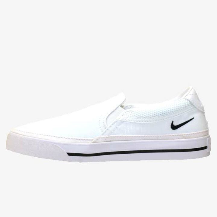 楽天市場 ナイキ Wmns Nike Court Legacy Slp Cw6540 100 コート レガシー スリップ 白 スリッポン スニーカー レディース クリックマーケット