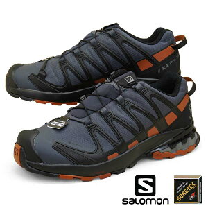 サロモン SALOMON XA PRO 3D V8 GORE-TEX WIDE 410428 グレー トレイルランニング ハイキング 登山靴 ゴアテックス 幅広 透湿/防水 メンズ アウトドア あす楽 送料無料