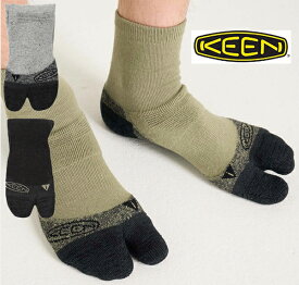 男女共用【2個までメール便可】キーン KEEN TABI SOCKS QUARTER タビ ソックス クウォーター 日本製 1026559 1026560 1026561【3個以上は宅配便】