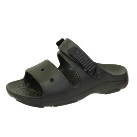 クロックス crocs classic all terrain sandal 207711-001 クラシック オール テレイン サンダル 2本ベルト スライド シャワー アウトドア 黒 メンズ カジュアル シンプル おしゃれ バックスベルト あす楽 送料無料