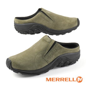 メレル MERRELL JUNGLE SLIDE ジャングル スライド オリーブ スエード スリッポン サボ クロッグ サンダル ウォーキング カジュアル J004497 メンズ スポーティ アウトドア シンプル プレーントゥ あす楽 送料無料