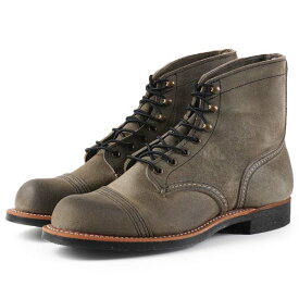 【全品ポイント5倍以上 24日20時より】【保革用スエードクリーナープレゼント】レッドウイング REDWING IRON RANGER アイアンレンジャー ストレートチップ 8087 スレート メンズ カジュアル シンプル