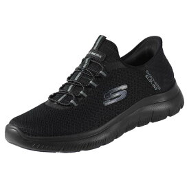 【黒26.5cmのみ】【アウトレット交換返品不可】スケッチャーズ SKECHERS SLIP-INS SUMMITS-HIGH RANGE スリップインズ サミッツ-ハイ レンジ 232457 BBK CHAR カジュアル ウォーキング スリッポン メンズ カジュアル シンプル スポーティ おしゃれ 送料無料