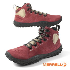 【最大2000円OFF券 全品P2倍以上 27日1:59迄】メレル MERRELL WRAPT MID WATERPROOF J135605 ラプト ミッド ウォータープルーフ 防水 レンガ ハイキング トレーニング シューズ メンズ カジュアル アウトドア シンプル