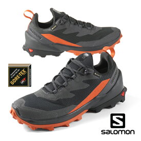 サロモン SALOMON CROSS OVER 2 GTX 472650 ローカット トレッキング ハイキング 登山靴 ゴアテックス 軽量 防水 濃灰橙 メンズ 送料無料 アウトドア カジュアル シンプル