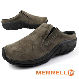 【全品ポイント5倍以上 24日20時より】【35％OFF】メレル MERRELL JUNGLE SLIDE ジャングル スライド ガンスモーク スエード スリッポン サボ クロッグ サンダル カジュアル J003231 メンズ カジュアル シンプル アウトドア