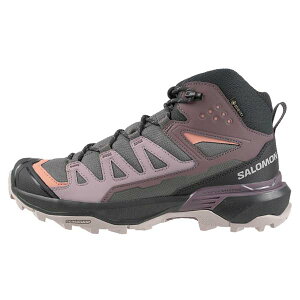 サロモン SALOMON X ULTRA 360 MID GTX 474487 紫灰 ハイキング 登山靴 ゴアテックス 軽量 防水 レディース 送料無料 アウトドア カジュアル シンプル