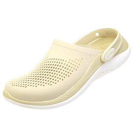 クロックス crocs LiteRide 360 Clog 206708 2Y2 ライトライド 360 クロッグ BONE ベージュ パンチメッシュ サンダル メンズ あす楽 送料無料 カジュアル シンプル スポーティ おしゃれ アウトドア