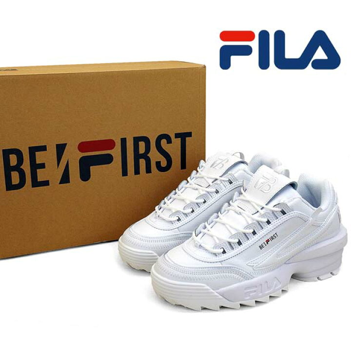 楽天市場】フィラ FILA Disruptor II EXP × BE FIRST WSS23023 白