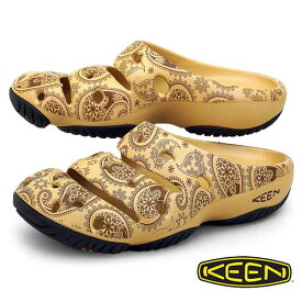 キーン KEEN YOGUI ARTS 1027133 ヨギ アーツ ベージュ ペイズリー柄 クロッグサンダル メンズ カジュアル おしゃれ サンダル アウトドア あす楽 送料無料