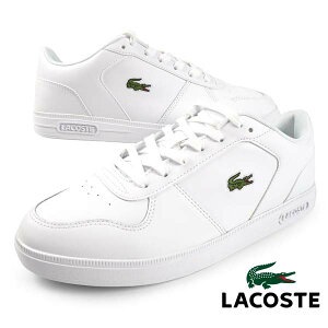 RXe LACOSTE T-BASE 224 1 SMA 48SMA0114-21G  NVbN R[g Xj[J[ zCg/WHITE JWA Vv NVJ g`bN  Y  Ki