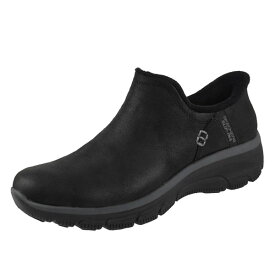 スケッチャーズ SKECHERS SLIP-INS EASY GOING - MODERN HOUR 167872 BLK CHOC スリップインズ イージーゴーイング - モダン アワー ブーティ 黒 チョコ 軽量 カジュアル シンプル おしゃれ レディース 送料無料