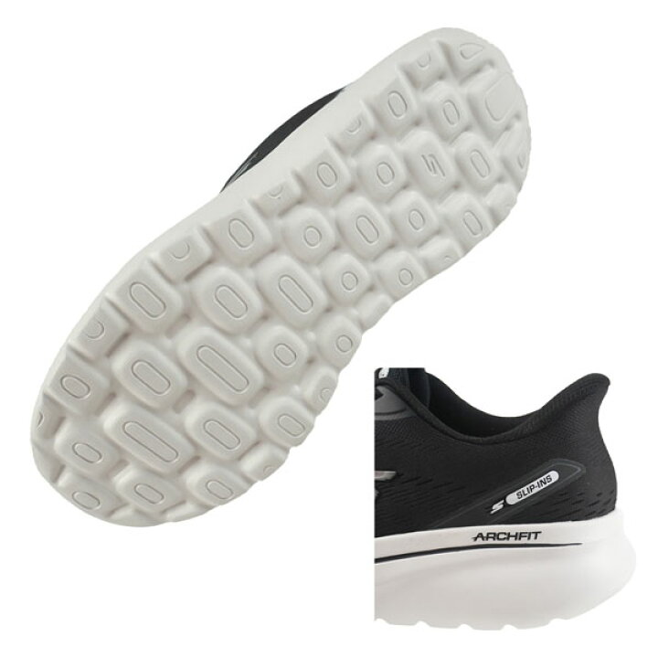 楽天市場】スケッチャーズ SKECHERS SLIP-INS GO WALK ARCH FIT N-JOY 