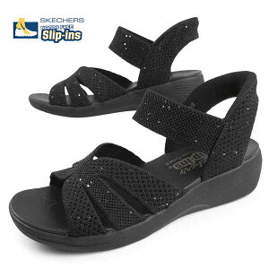 �X�P�b�`���[�Y SKECHERS SLIP-INS ARYA - SPARKLING PRAISE 119842 BBK �X���b�v�C���Y �� �X���b�|�� �n���Y�t���[ �X�g���b�` �T���_�� �E�F�b�W ���f�B�[�X ��������
