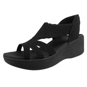 (�؁X������CM���p���f��) �X�P�b�`���[�Y �T���_�� SKECHERS SLIP-INS PARALLEL LITE SUMMER INVITE 120012 BBK MOC �X���b�v�C���Y �n���Y�t���[ �T���_�� ����\�[�� �V���v�� ���킢�� ������� ���f�B�[�X 