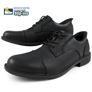 �X�P�b�`���[�Y SKECHERS SLIP-INS DRESTON-RAMSEY �X���b�v�C���Y �E�H�[�^�[�v���[�t 205837 BBK �X���b�|�� �h�� �h�� �t�H�[�}�� �r�W�l�X �J�W���A�� �{�v �� �E�H�[�L���O �V���v�� ������� �����Y