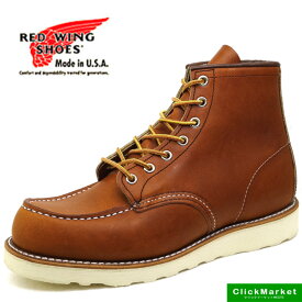 【最大2000円OFF券+P2倍以上_17日10時まで】【保革用クリームプレゼント】レッドウイング REDWING Classic Work/6" Moc-Toe 0875 クラシックワーク 6インチ モックトゥ アイリッシュセッター Oro-legacy レディース/メンズ