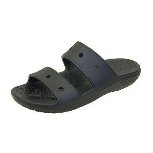 【クリアランス特価】クロックス crocs Classic Crocs Sandal 206761 001 クラシック クロックス スポーティー ストラップ スライド サンダル 黒 レディース/メンズ カジュアル シンプル コンフォート