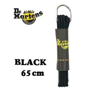 y2܂Ń[։zhN^[}[` Dr.Martens BLACK ROUND SHOE LACE AC035001 65cm V[[X  1g ەR Eh^Cv V[PA