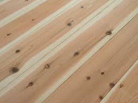 国産杉源平無垢フローリング　節有、パテ加工有り　1.92mX15x150mm（12枚入1坪)無塗装品　足触りの良い床材です。北海道は、別途送料掛かります。沖縄、離島は、配送不可です。