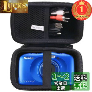 yzyyVLO1ʊlzNikon fW^J COOLPIX W150/W300/A100/A10 pی[P[X -waiyu JP (Storage case, Black)