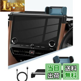 【送料無料】BIBIBO トヨタ アルファード/ヴェルファイア 40系 新型 14インチHDディスプレイオーディオ 専用 スマホスタンド 車 アルファード 40系 車載 携帯ホルダー エアコン 電動型 ヴェルファイア 40系 スマホホルダー 車 アルファード アクセサリー 自動開閉 エアコン吹