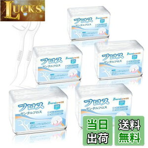 【送料無料】フロス & スティック 極細 糸 デンタルフロス 大容量 歯間糸 しかんフロス 強い 細い 入りやすい狭い歯間 歯糸 切れないフロス 初心者用 携帯用 (50本入×5箱 / ホワイト)