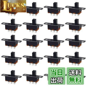 �y���������z�}�C�N���X���C�h�X�C�b�` �i20�Z�b�g�j 2�|�W�V���� 3P �d�����ꐧ�� �d�q���i �p���[�X�C�b�` �X�C�b�`�g�O���X�C�b�` DIY �d�q�v���W�F�N�g�p