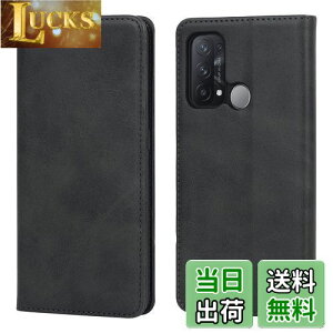 【送料無料】【Hamany】OPPO Reno5 A ケース 手帳型 おっぽ スマホ reno5 a ケース カバー A1010P スマホケース CPH2199 収納 oppo reno5 a 耐衝撃 耐久性 耐摩擦 マグネット式 レザー カバー -紳士黒