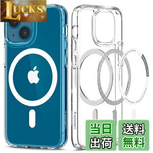 yzSpigen iPhone13MiniP[X MagSafe }Olbg ϏՌ ČRMILKi擾 2d\ 菝h~ }OZ[t KpJo[ CX[dΉ EgEnCubh }O ACS03322 (zC