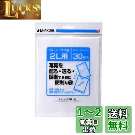 ハクバ HAKUBA 写真袋ショーレックス袋 2Lサイズ (30枚入) 乳白色 写真を配る・送るときにしっかり保護 写真スリーブ P-S1-2L